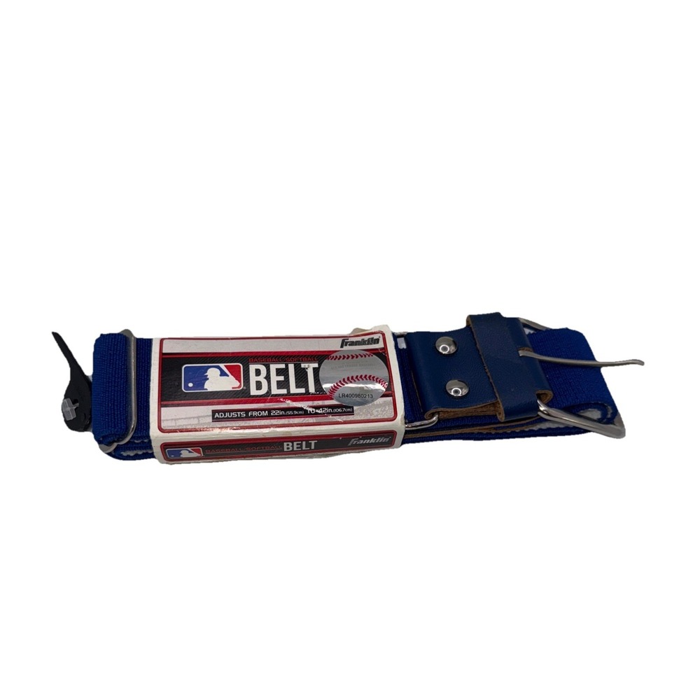 Franklin MLB Baseball/Softball Adjustable Elastic Belt 22"-42"Major League Royal